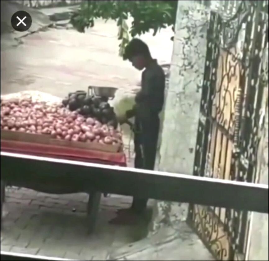 Desi boy doing practice during business hours