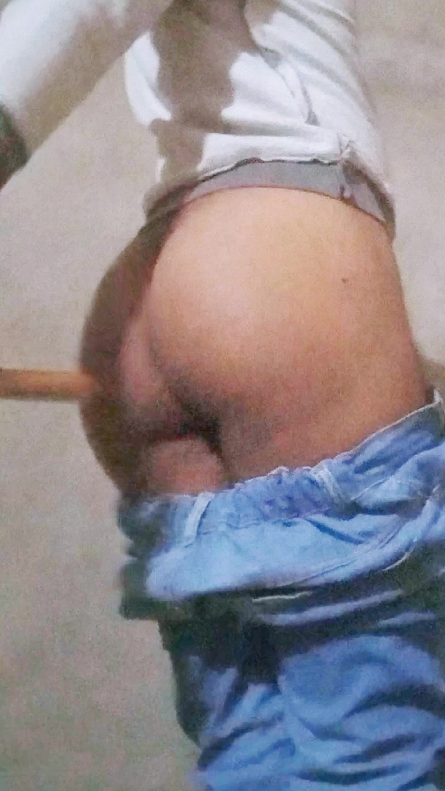 Desi boy toy in ass enjoying