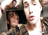 Disziplinierter und ausgelaufter gay-porno