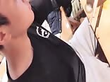 Chico chino borracho se folla en vídeos porno gay