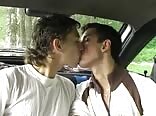 Dutch boys car gay porn action
