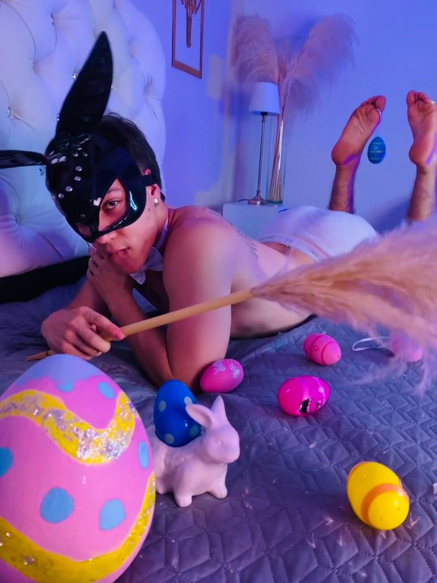 Easter bunny eggs-no cum 201