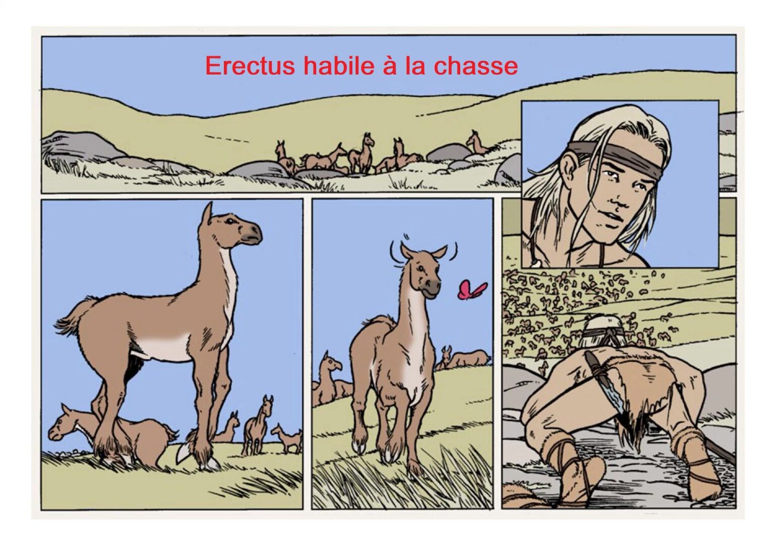 French twink hunter erectus goes wild