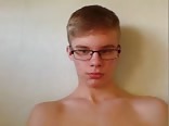 Hairy estonian boy shows off big cock and sexy ass