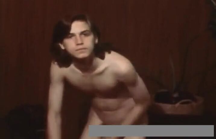 Vintage usa bareback twink daddy muscle cock action