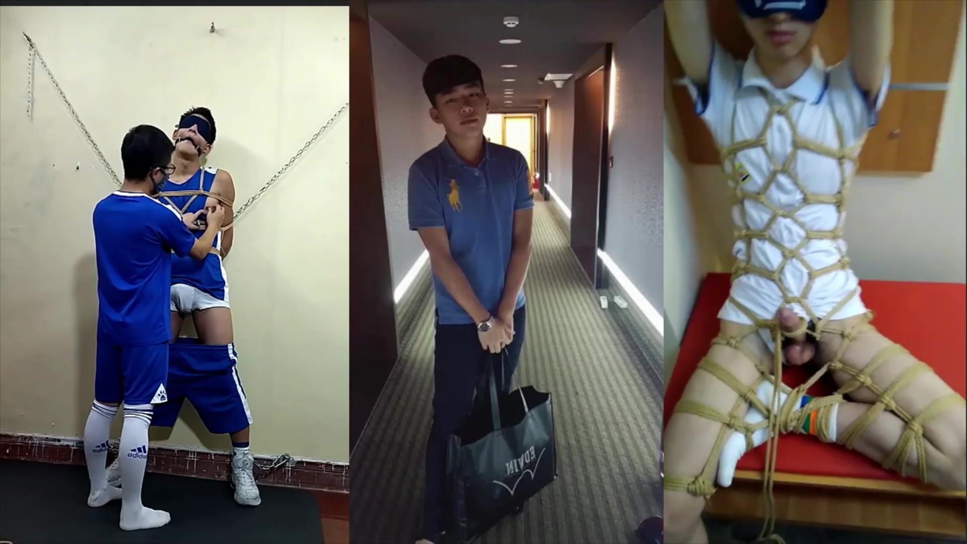 Twink soccer team bares muscle daddy’s bareback cock