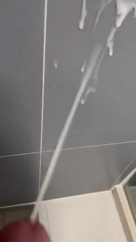 Explosión de semen después de una semana sin sexo