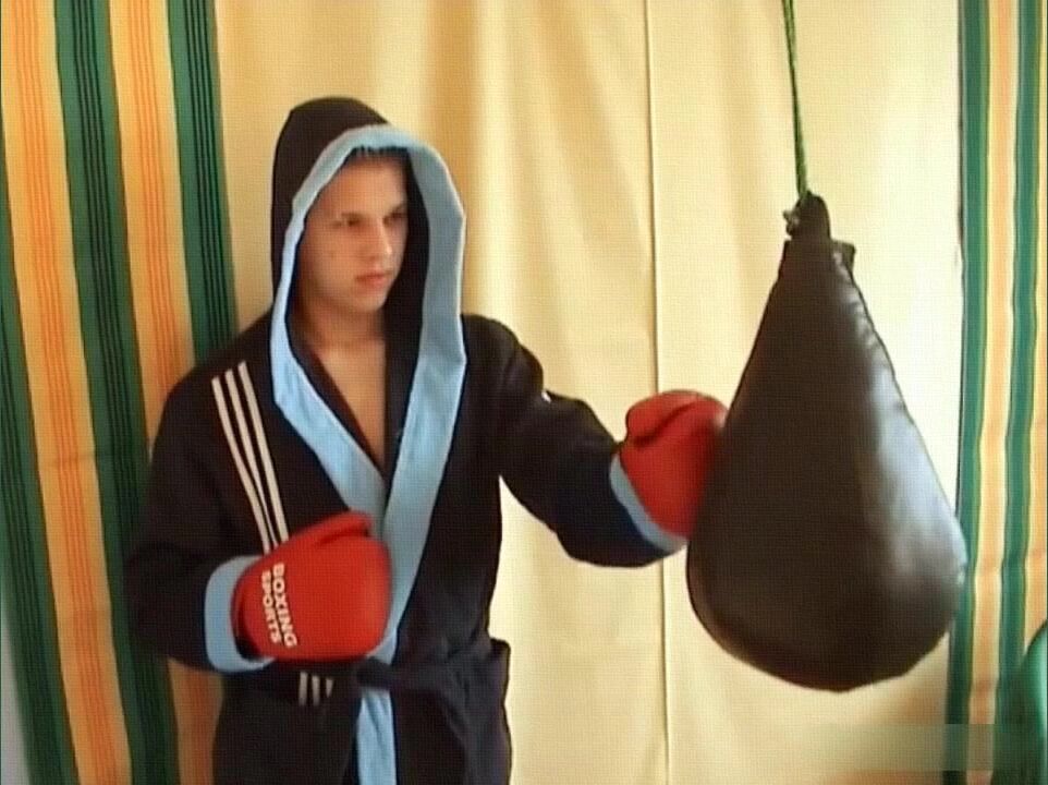 Fighter boy solo porn sporty