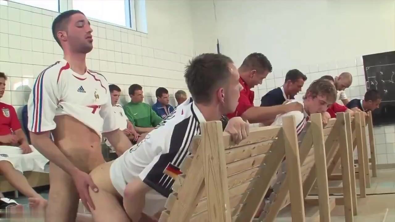 Football-themed powerful fucking