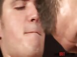 Frat twinks ride muscle daddy's bare cock