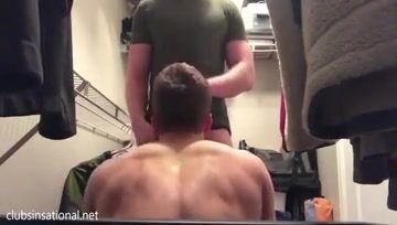 Frat pledge forced to suck cock