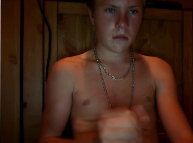 French twink julian in bathroom