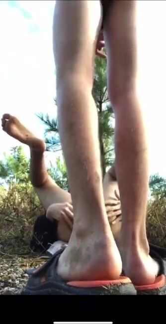 Friends fucking outdoor
