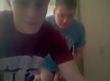 Webcam friends jerk off together