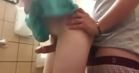 Teen boy gets fucked in bathroom