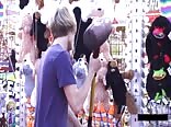 Fun-fair twinks ride bareback daddy cocks