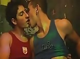 Cellar fun with twink and daddy