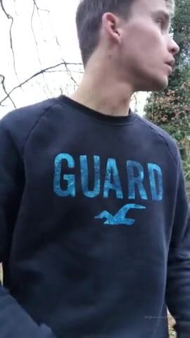 Furtively glancing boys porn outdoors