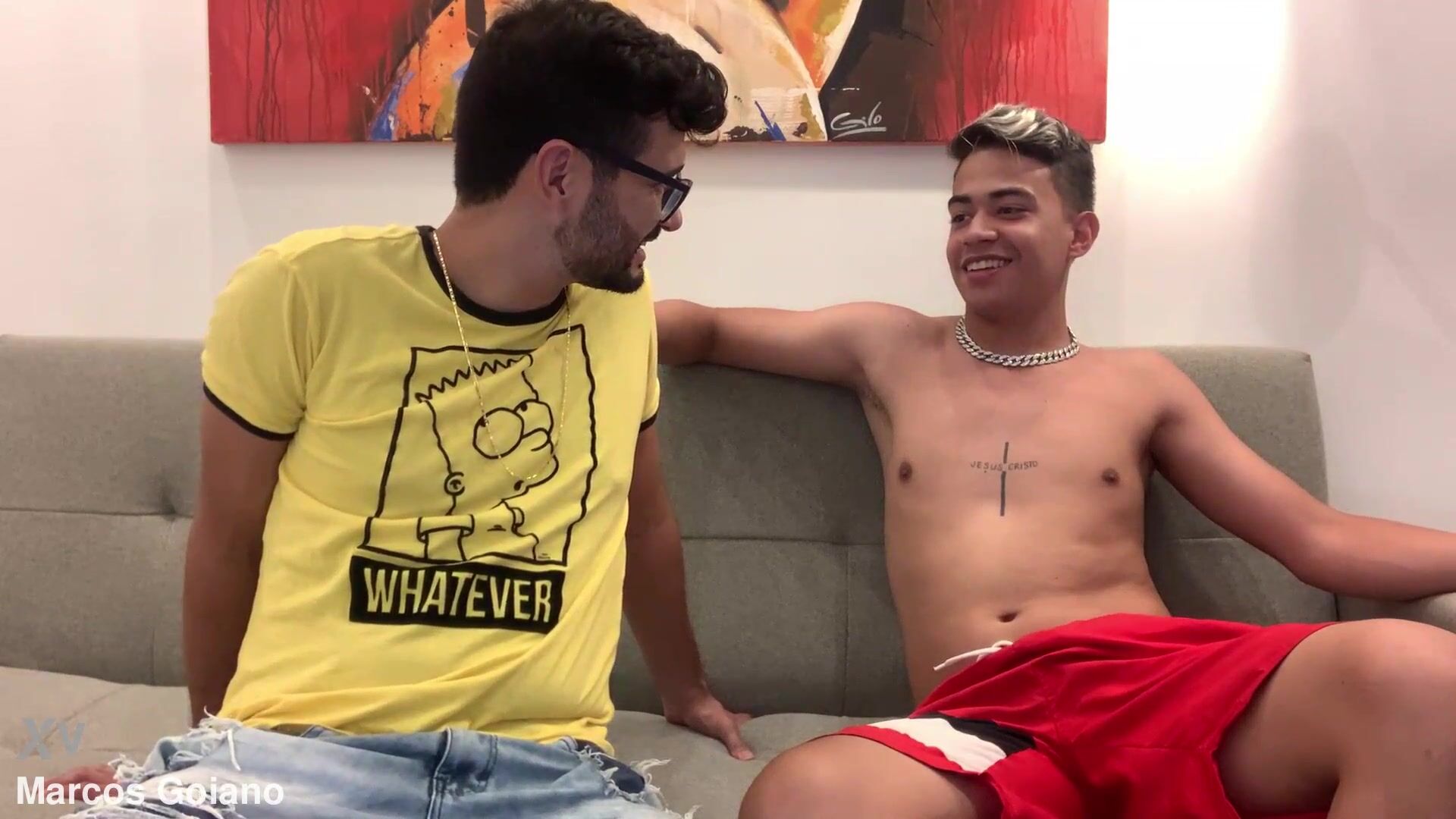 Gabriel hot pounds marcos goiano in twink bareback cock ride