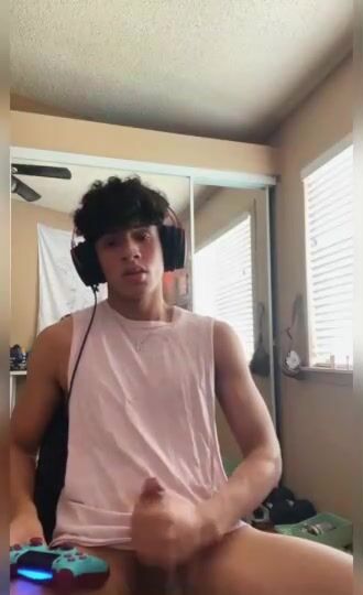 Latino twink enjoys solo cam fun