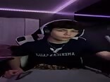 Gamer boy releases his joystick