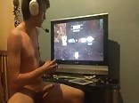 Spieler onaniert heftig auf einem schwulen-videoportal