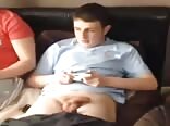 Gamer shows off uncut softie for the boys