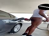Public nude gas price dare takes balls boys porn
