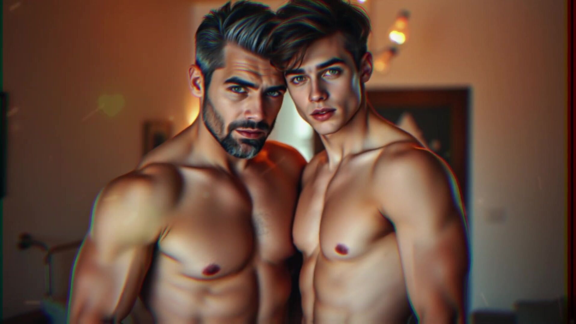 Gay love story: twink daddy muscle bareback cock 2