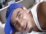 Verbal black daddy gets serviced by young latino