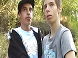 Twink bareback meat at the river
