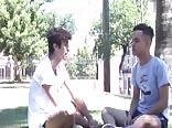 Gay teen guys bareback cock action