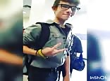 Gay teens in love at school