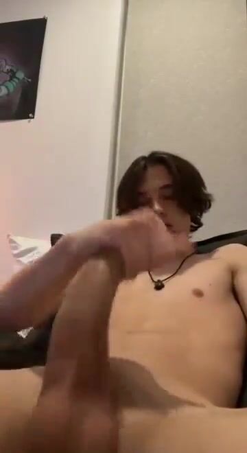 美少年セルフィー オナニーと射精