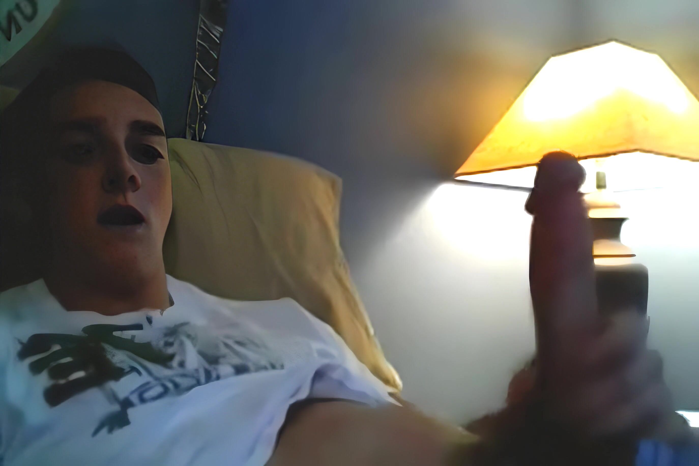 Nice boyporn gbt wanks his big cock
