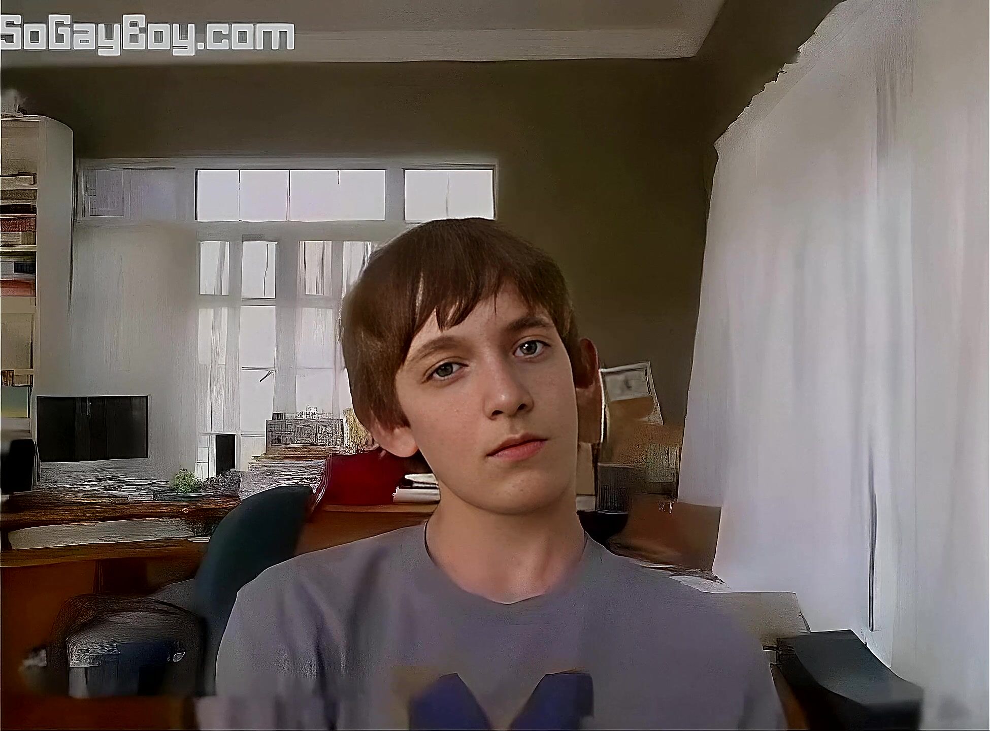 University of michigan gbt dude jerks on gay cam - ai enhanced