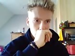 German cute boy cums hard - gayboy.ca