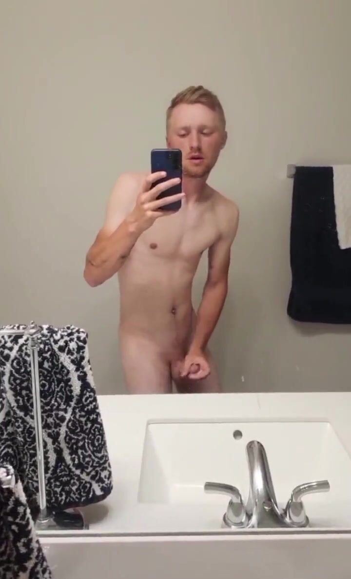 Ginger gregory jerks his ginger cock