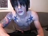 Tattoo boy shows off his gorgeous biceps