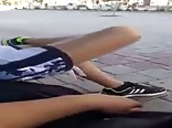 Public grope turns to bareback twink cock