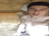 Guy cums and eats