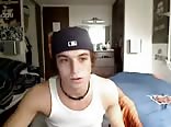 Guy gets caught masturbating by a friend