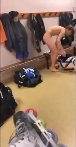 Guy was filmed in the locker room cam gay porn