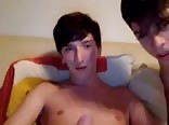 Guys fucking in the couch