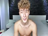 Handsome twink boy cums hard 2