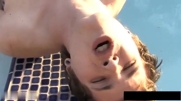 Muscular pool boys play hard
