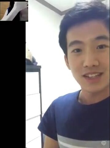 Handsome straight korean boy jerk off