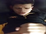 Hawkeye college boys porn feeds himself some of his cock milk