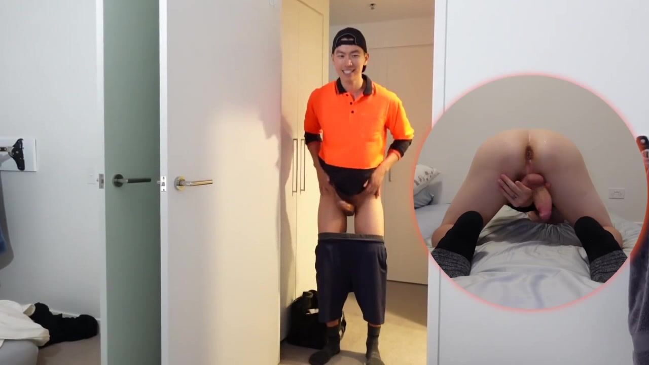 Twink bekommt nackte helfende hand