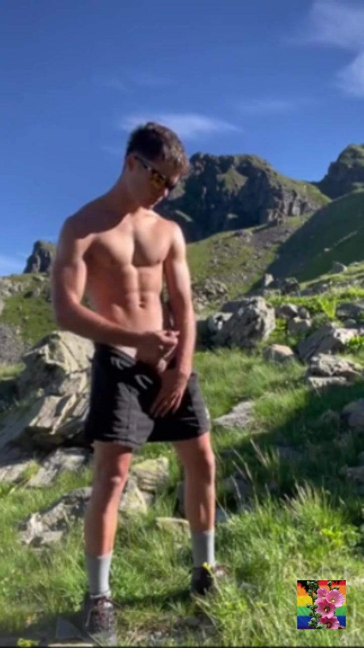 Punheta na pausa nas montanhas